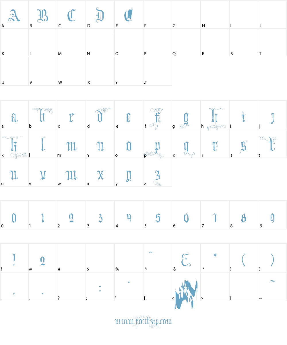 Your Royal Majesty Font Character